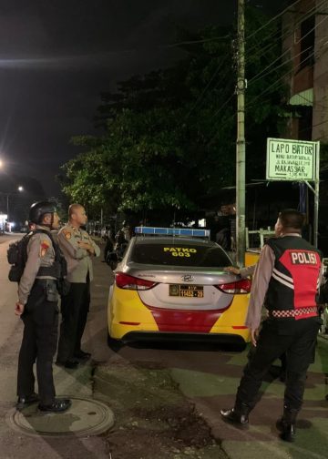 Polrestabes Makassar Intensifkan Patroli Malam, Sasar Geng Motor dan 3C