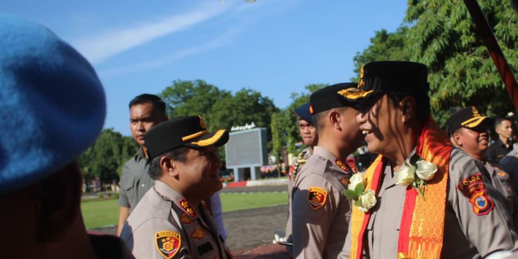 Ikuti Prosesi Penyambutan, Kapolres Selayar Siap Sukseskan Program Kapolda Sulsel Irjen Pol Djuhandhani Rahardjo