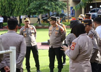 Kapolres Maros Tekankan Personel Jauhi Pelanggaran, Kapolres: Jaga Marwah Nama Baik Institusi