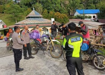 Bangun Rasa Aman, Polres Luwu Utara Gelar Patroli Persuasif di Jalur Vital Pincara–Jalajja