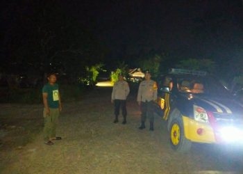 PERSONIL POLSEK MALUA LAKUKAN PATROLI BLUE LIGHT DITEMPAT-TEMPAT RAWAN GANGGUAN KAMTIBMAS