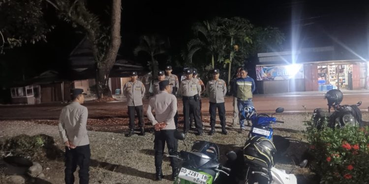 Polres Palopo Tingkatkan Pengawasan Pos Pengamanan Antisipasi Tawuran Pemuda