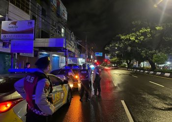 Hadirkan Rasa Aman, Unit Turjawali Perintis Presisi Samapta Polrestabes Makassar Laksanakan Patroli Malam